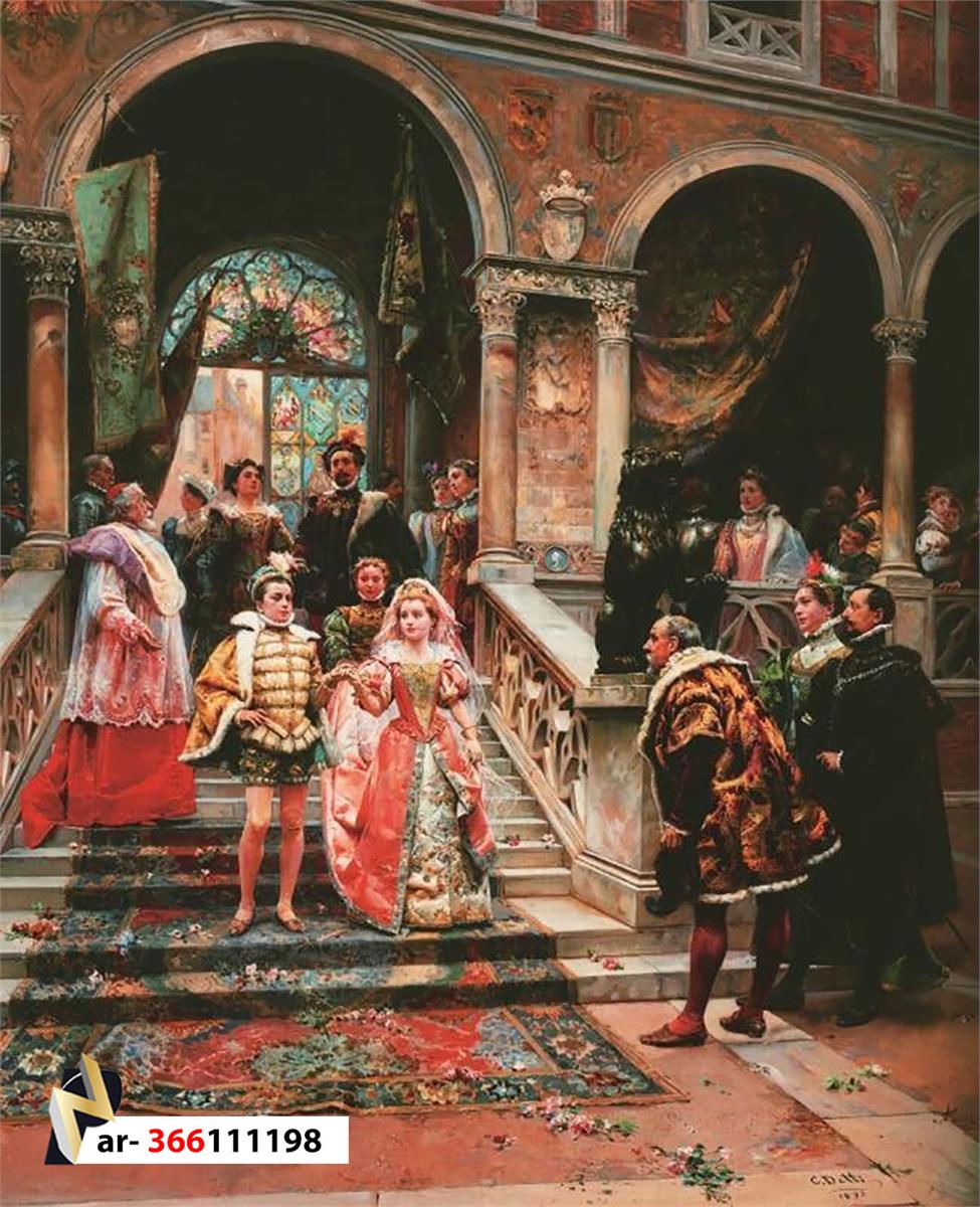 تابلو نقاشی سلطنتی _ قدیمی