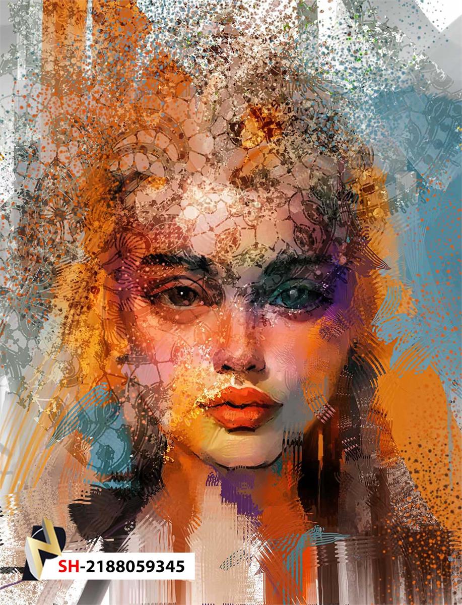 نقاشی رنگ و روغن پرتره زن